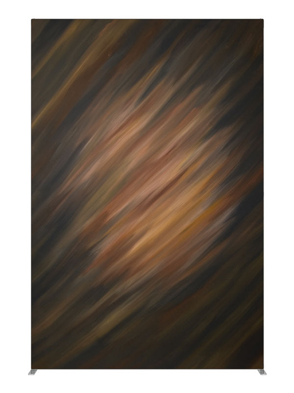 Streaking Brown, photography backdrop panel for Denny StudioEdge silicone edge frame, 5 ft