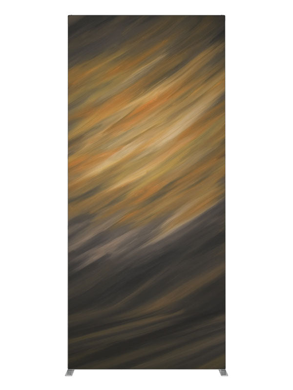 Streaking Orange, photography backdrop panel for Denny StudioEdge silicone edge frame, 3 ft
