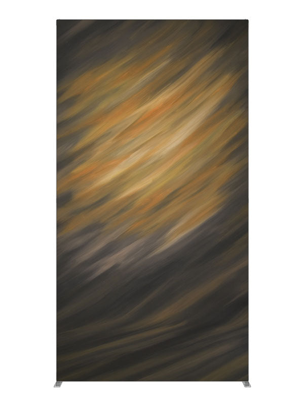 Streaking Orange, photography backdrop panel for Denny StudioEdge silicone edge frame, 4 ft