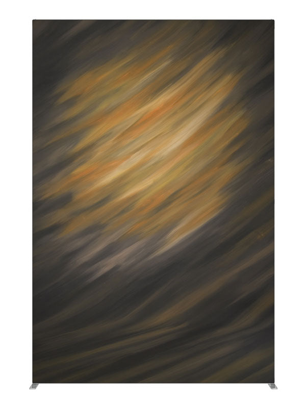 Streaking Orange, photography backdrop panel for Denny StudioEdge silicone edge frame, 5 ft