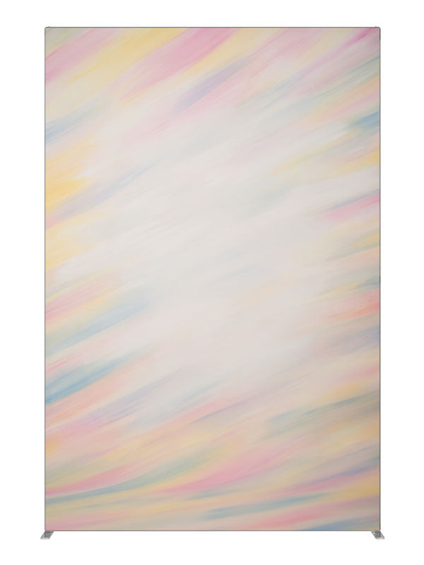 Streaking Pastel, photography backdrop panel for Denny StudioEdge silicone edge frame, 5 ft