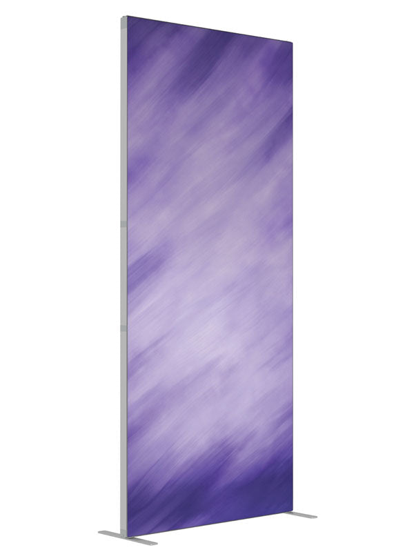 Streaking Purple shown at an angled view, photography backdrop panel for Denny StudioEdge silicone edge frame, 3 ft