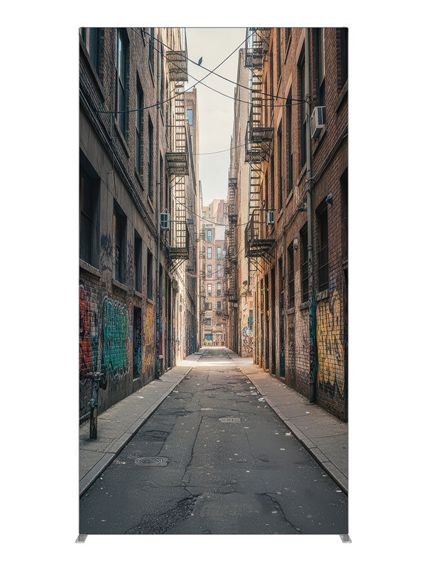 Street art graffiti alley utility lines printed backdrop 4ft - Denny StudioEdge SECP-8862