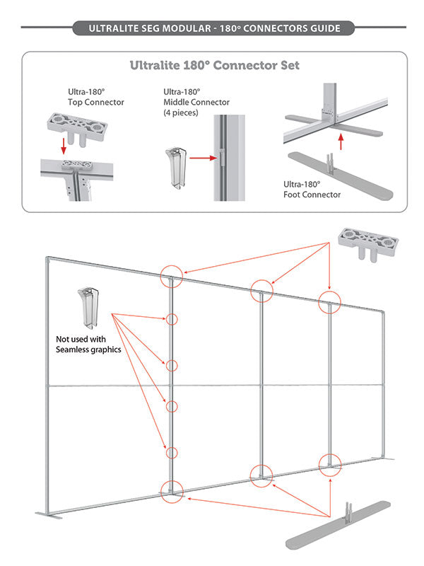 Denny StudioEdge 180° Frame Connector Set