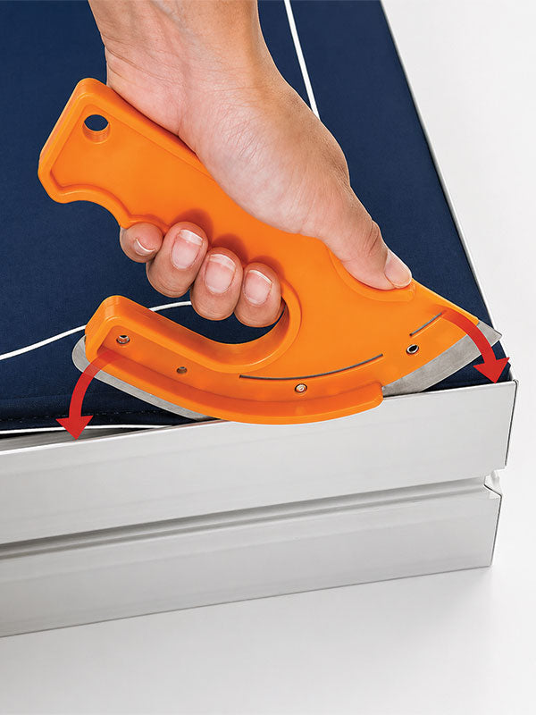 Denny StudioEdge backdrop panel tucking tool for SEG frame installation