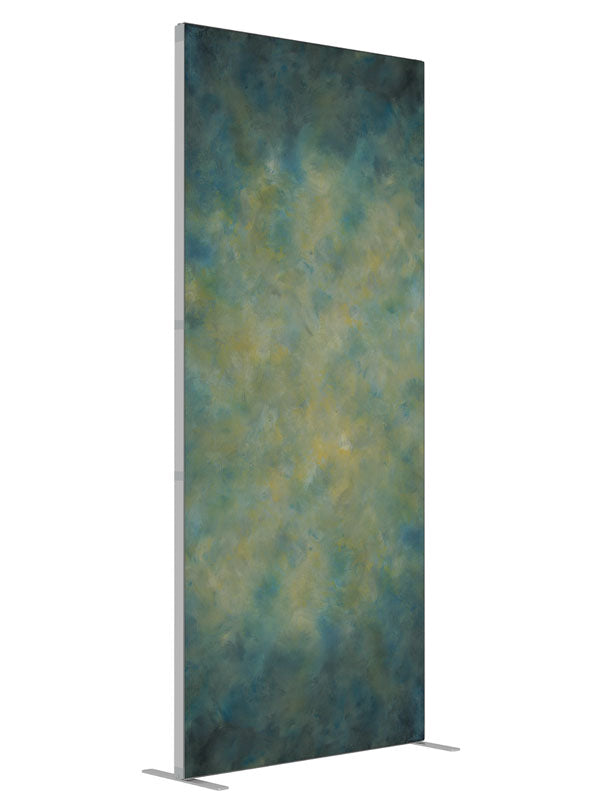 Sweden shown at an angled view, photography backdrop panel for Denny StudioEdge silicone edge frame, 3 ft