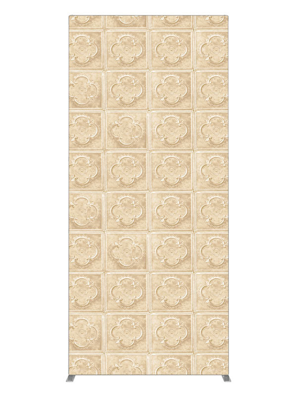Tan Tile Embossed Tile, photography backdrop panel for Denny StudioEdge silicone edge frame, 3 ft
