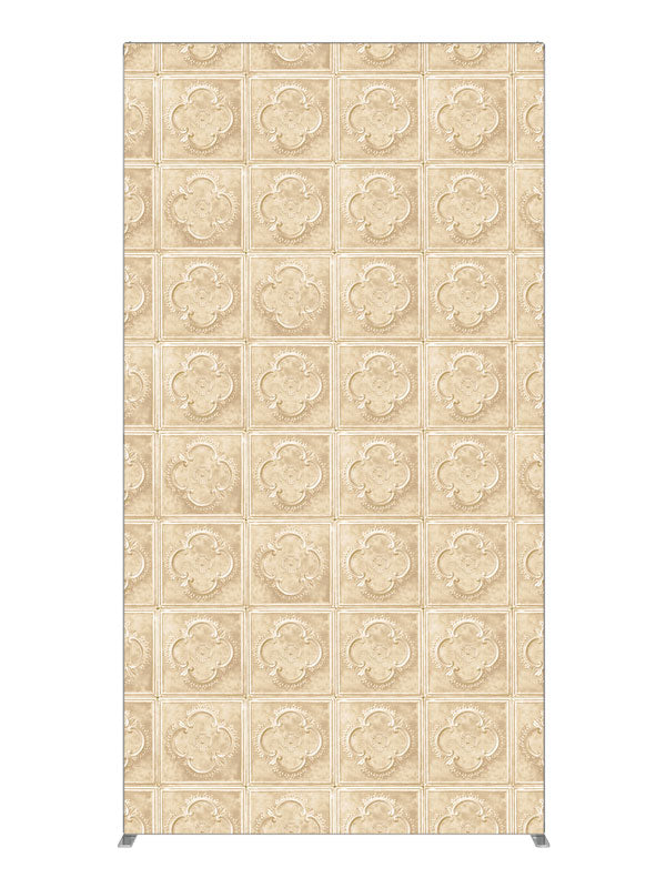 Tan Tile Embossed Tile, photography backdrop panel for Denny StudioEdge silicone edge frame, 4 ft