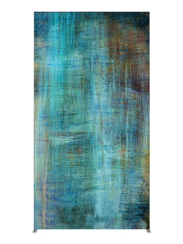 Teal slate grunge texture, photography backdrop panel for Denny StudioEdge silicone edge frame, 4 ft