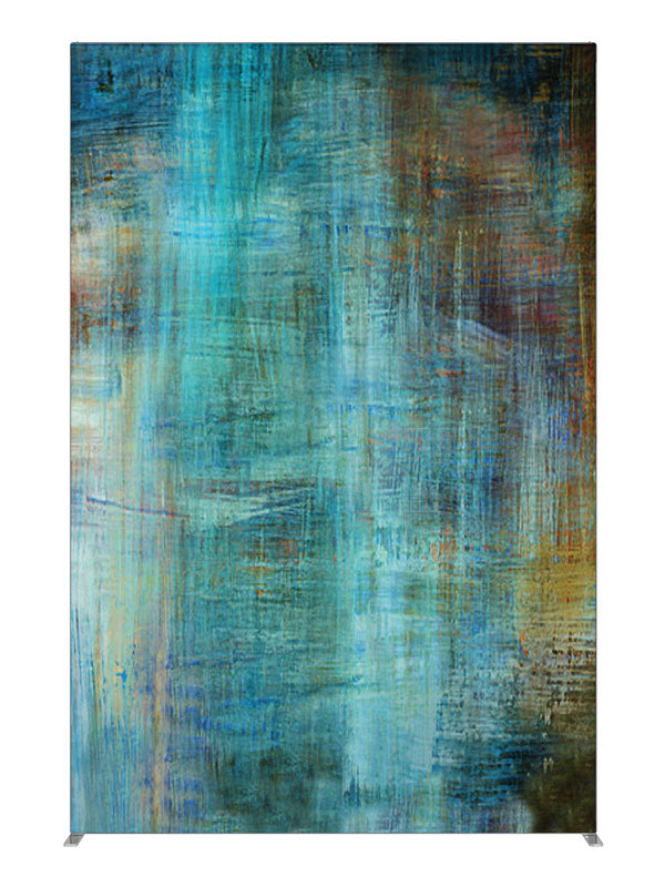 Teal slate grunge texture, photography backdrop panel for Denny StudioEdge silicone edge frame, 5 ft