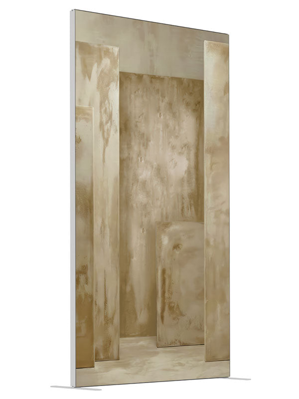 Textured Beige Multi Panel shown at an angled view, photography backdrop panel for Denny StudioEdge silicone edge frame, 4 ft