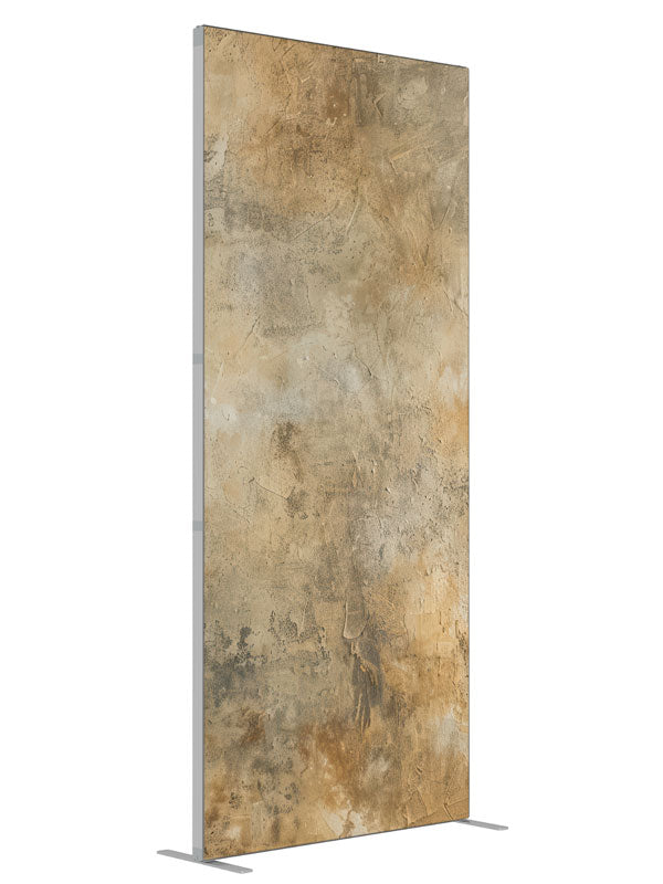 Textured Brown Horizon shown at an angled view, photography backdrop panel for Denny StudioEdge silicone edge frame, 3 ft