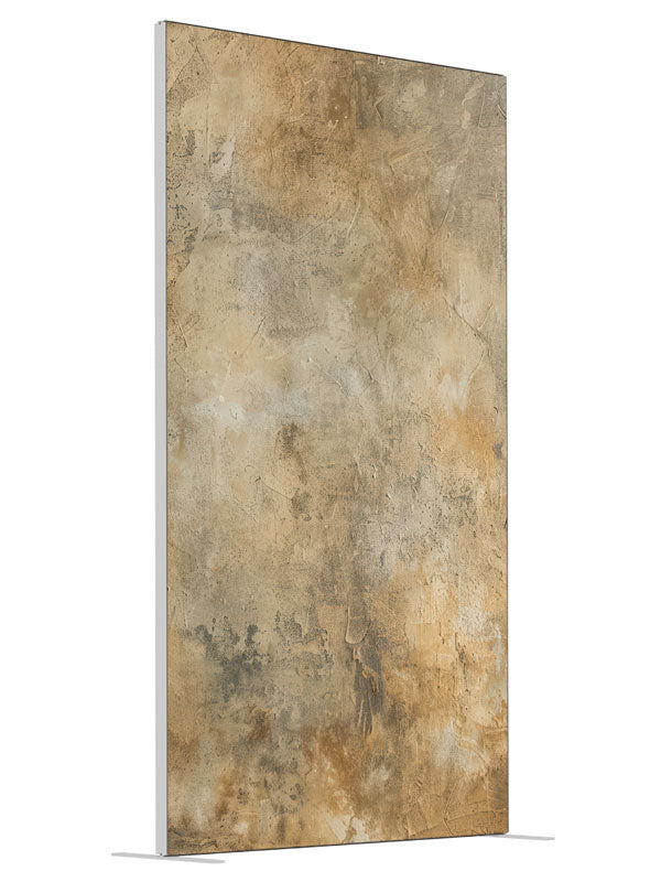 Textured Brown Horizon shown at an angled view, photography backdrop panel for Denny StudioEdge silicone edge frame, 4 ft