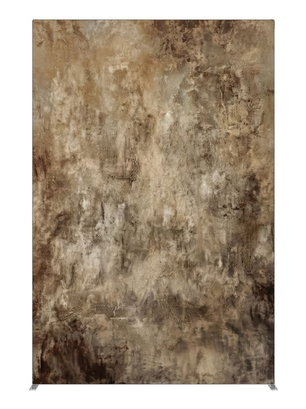 Textured Earth Tone Abstract, photography backdrop panel for Denny StudioEdge silicone edge frame, 5 ft