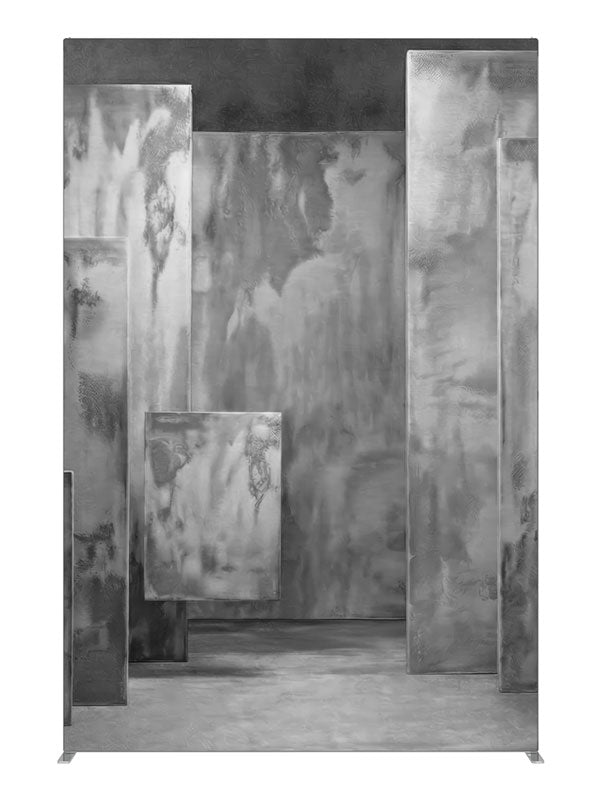 Textured Gray Rectangular Panel, photography backdrop panel for Denny StudioEdge silicone edge frame, 5 ft