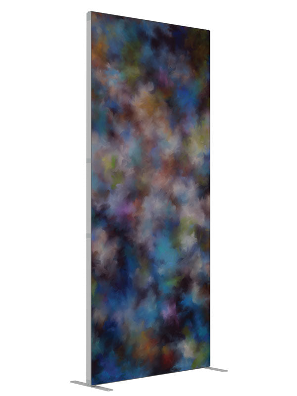 The Force shown at an angled view, photography backdrop panel for Denny StudioEdge silicone edge frame, 3 ft