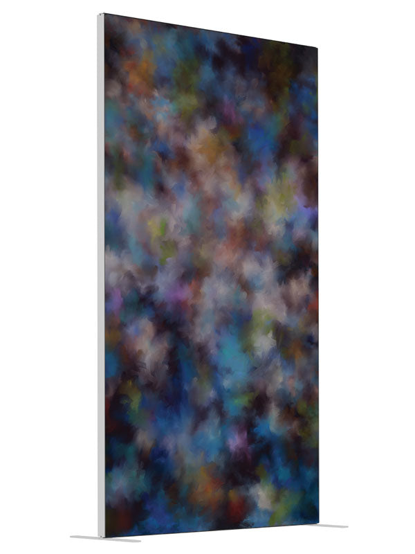 The Force shown at an angled view, photography backdrop panel for Denny StudioEdge silicone edge frame, 4 ft
