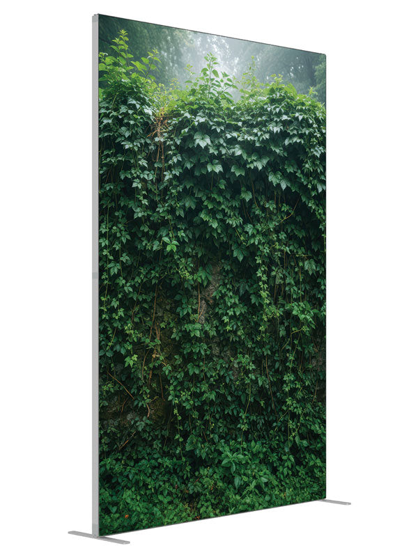 Thick trailing ivy vine wall printed backdrop angled view 5ft - Denny StudioEdge SECP-8848