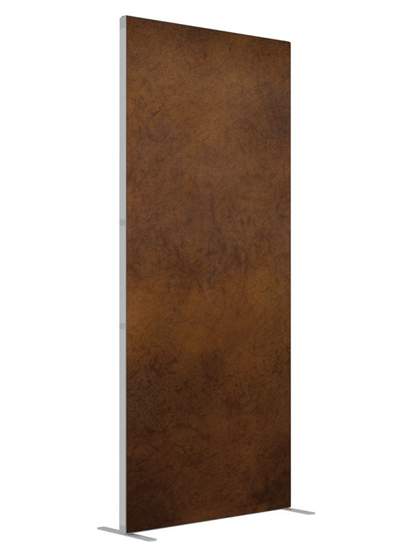 Toasted Chestnut shown at an angled view, photography backdrop panel for Denny StudioEdge silicone edge frame, 3 ft