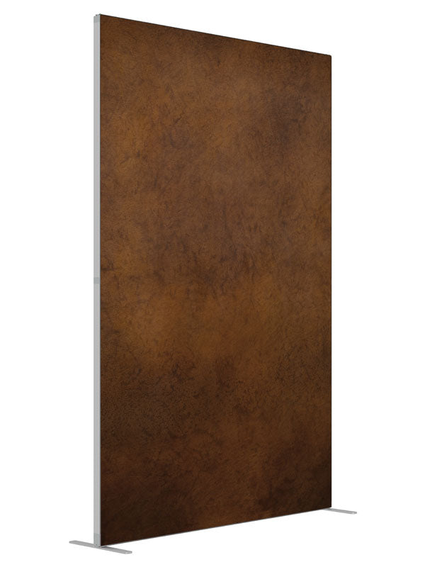Toasted Chestnut shown at an angled view, photography backdrop panel for Denny StudioEdge silicone edge frame, 5 ft