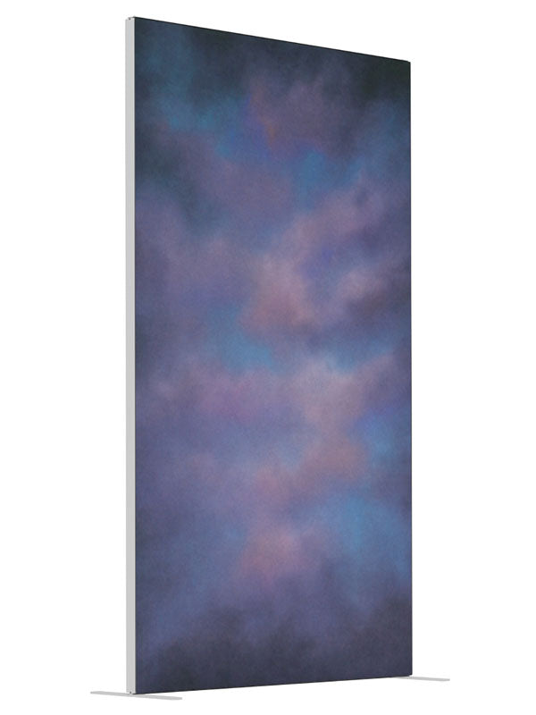 Tranquil Evening shown at an angled view, photography backdrop panel for Denny StudioEdge silicone edge frame, 4 ft