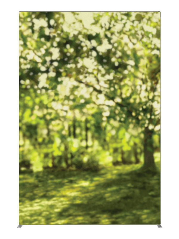 Tree Bokeh Green Bokeh, photography backdrop panel for Denny StudioEdge silicone edge frame, 5 ft