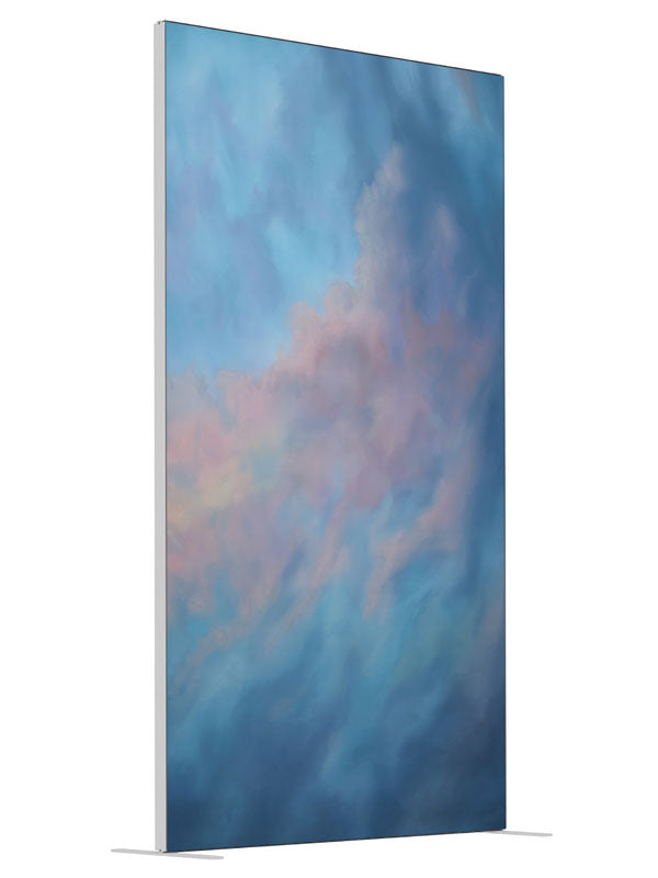 Twilight Breeze shown at an angled view, photography backdrop panel for Denny StudioEdge silicone edge frame, 4 ft