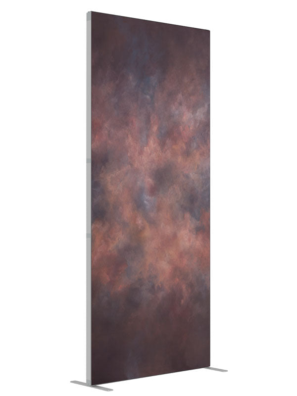 Umbrage shown at an angled view, photography backdrop panel for Denny StudioEdge silicone edge frame, 3 ft