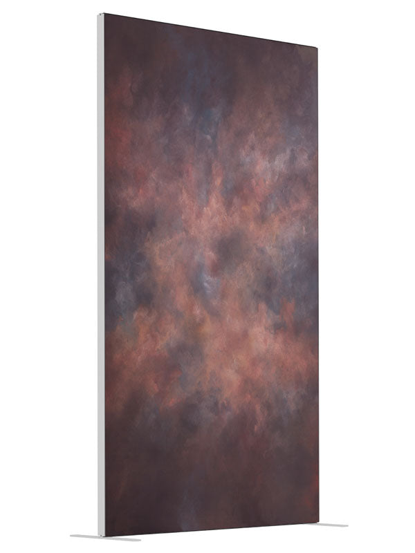 Umbrage shown at an angled view, photography backdrop panel for Denny StudioEdge silicone edge frame, 4 ft