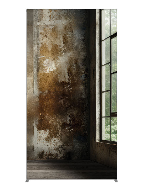 Urban Decay Industrial Loft Window, photography backdrop panel for Denny StudioEdge silicone edge frame, 4 ft