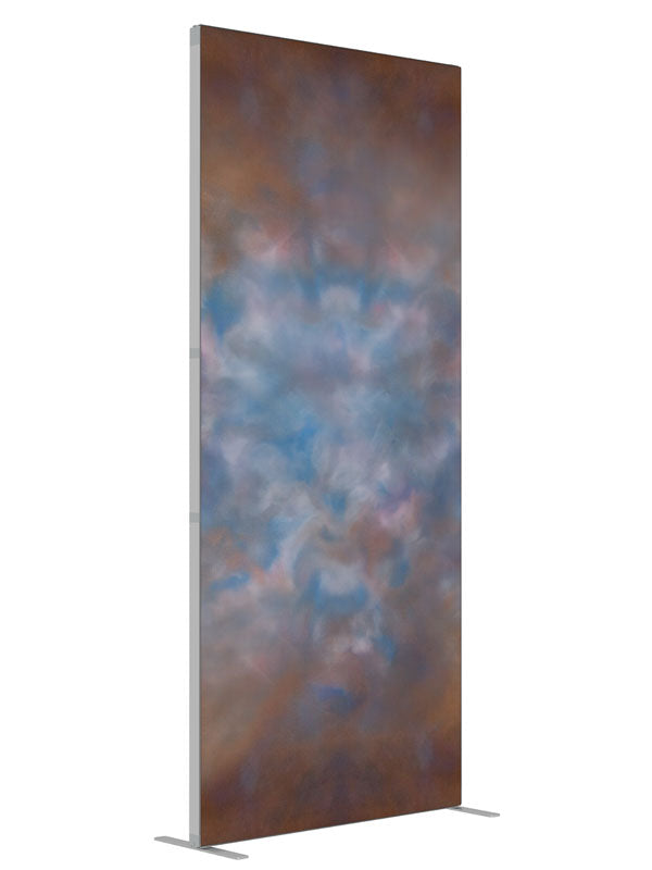 Van Cleave shown at an angled view, photography backdrop panel for Denny StudioEdge silicone edge frame, 3 ft