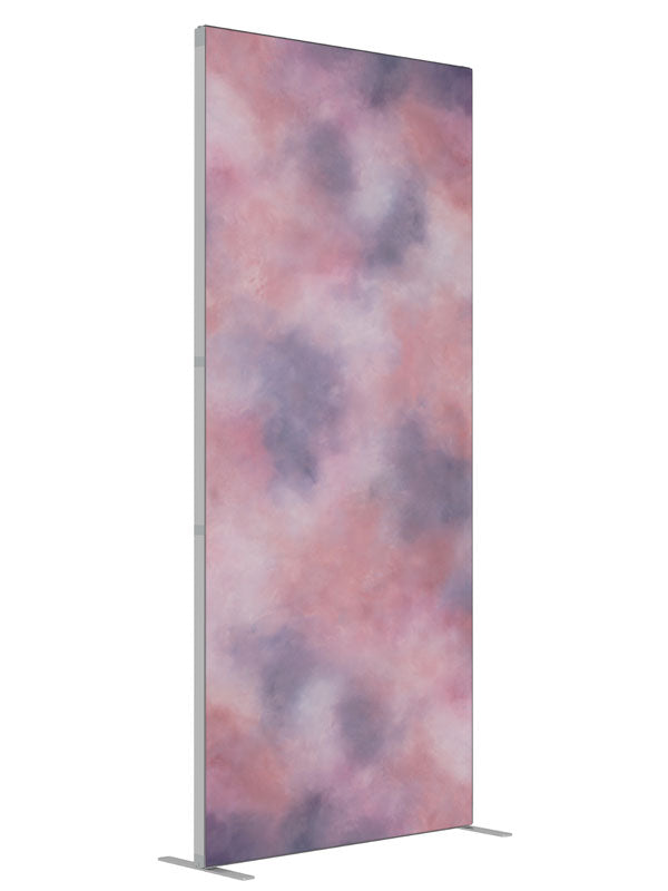 Van Dugan shown at an angled view, photography backdrop panel for Denny StudioEdge silicone edge frame, 3 ft