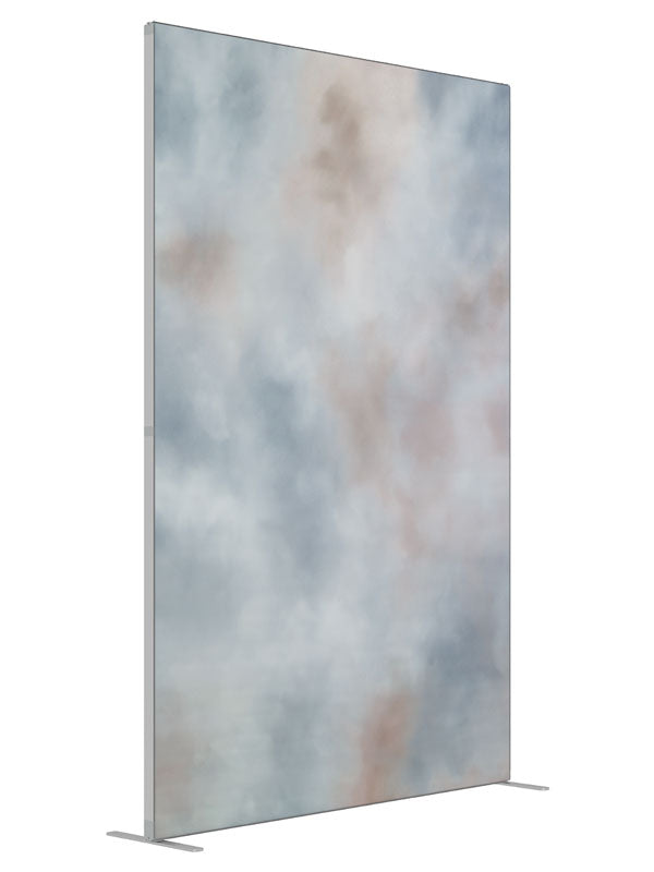 Venetian Marble shown at an angled view, photography backdrop panel for Denny StudioEdge silicone edge frame, 5 ft