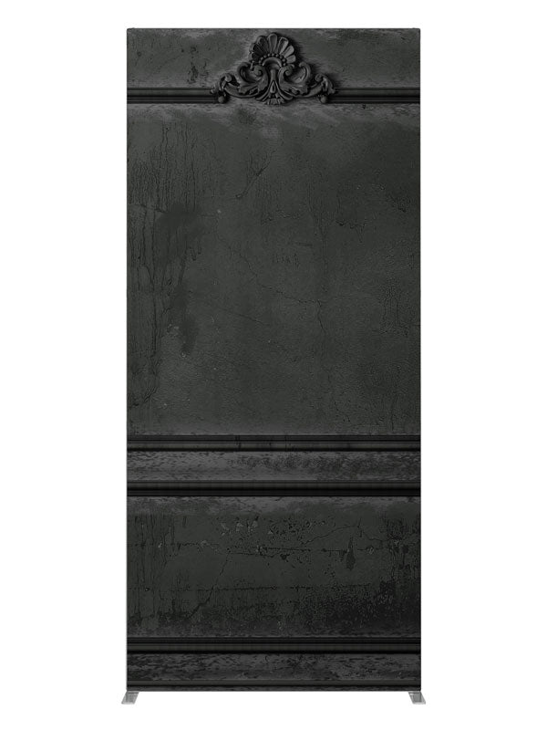 Victorian Paneled Wall Gray, photography backdrop panel for Denny StudioEdge silicone edge frame, 3 ft