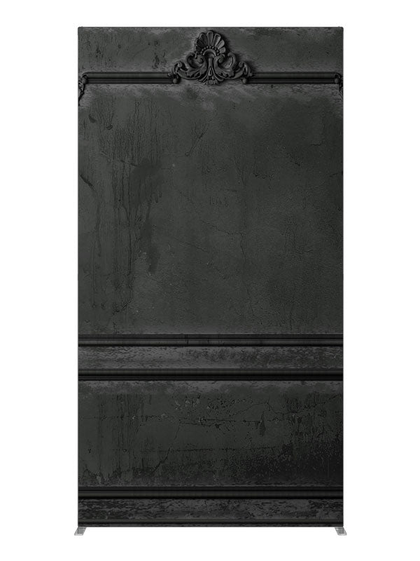 Victorian Paneled Wall Gray, photography backdrop panel for Denny StudioEdge silicone edge frame, 4 ft