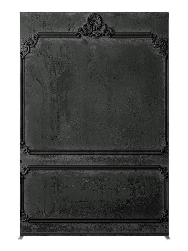 Victorian Paneled Wall Gray, photography backdrop panel for Denny StudioEdge silicone edge frame, 5 ft