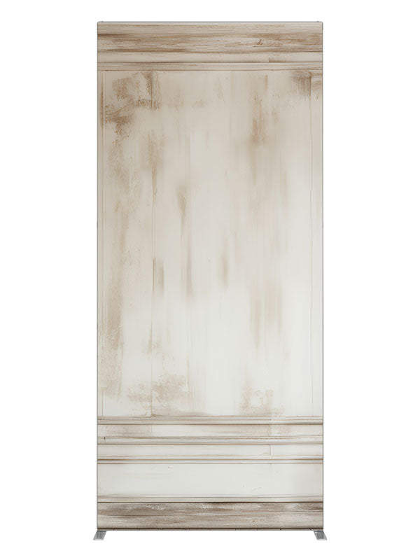 Vintage Ivory Paneled Wall, photography backdrop panel for Denny StudioEdge silicone edge frame, 3 ft