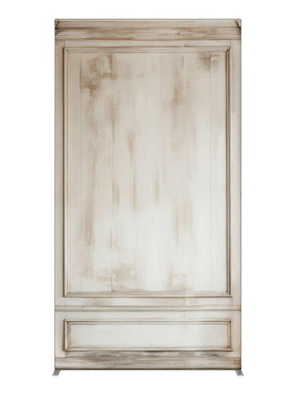 Vintage Ivory Paneled Wall, photography backdrop panel for Denny StudioEdge silicone edge frame, 4 ft