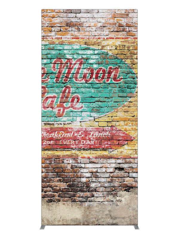 Vintage Sign Brick, photography backdrop panel for Denny StudioEdge silicone edge frame, 3 ft