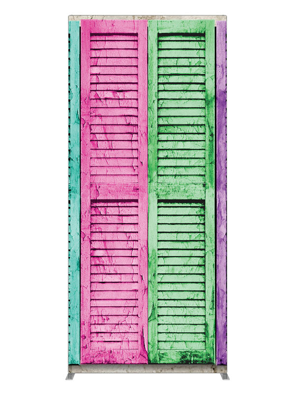 Vogue Shutters, photography backdrop panel for Denny StudioEdge silicone edge frame, 3 ft