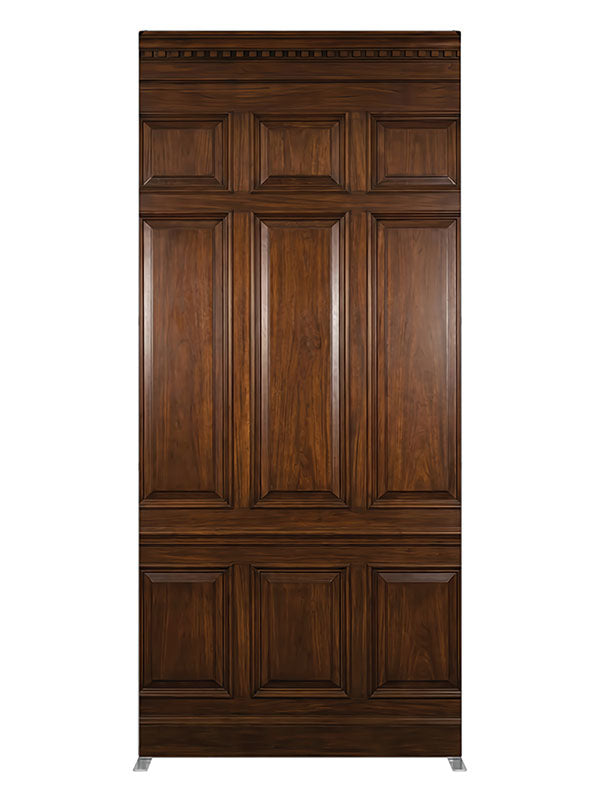 Walnut raised panel wood wall printed backdrop 3ft - Denny StudioEdge SECP-8946