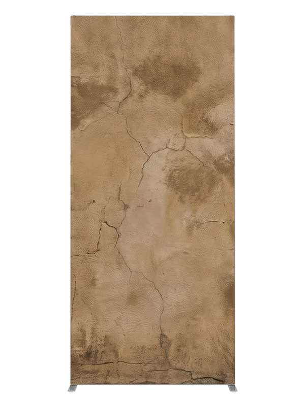 Warm beige aged plaster wall cracked texture printed backdrop 3ft - Denny StudioEdge SECP-8796