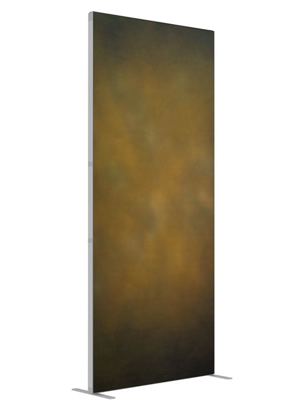 Warm Earth shown at an angled view, photography backdrop panel for Denny StudioEdge silicone edge frame, 3 ft