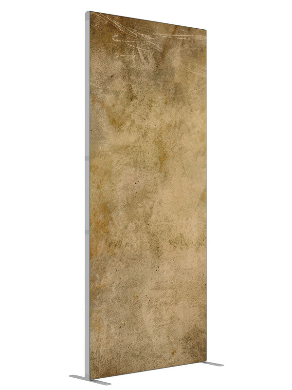 Warm gold rich texture radiant printed backdrop angled view 3ft - Denny StudioEdge SEOM-2606