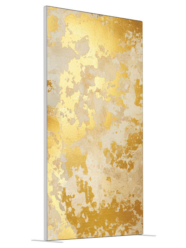 Warm gold scuff plaster texture printed backdrop angled 4ft - Denny StudioEdge SECP-8855