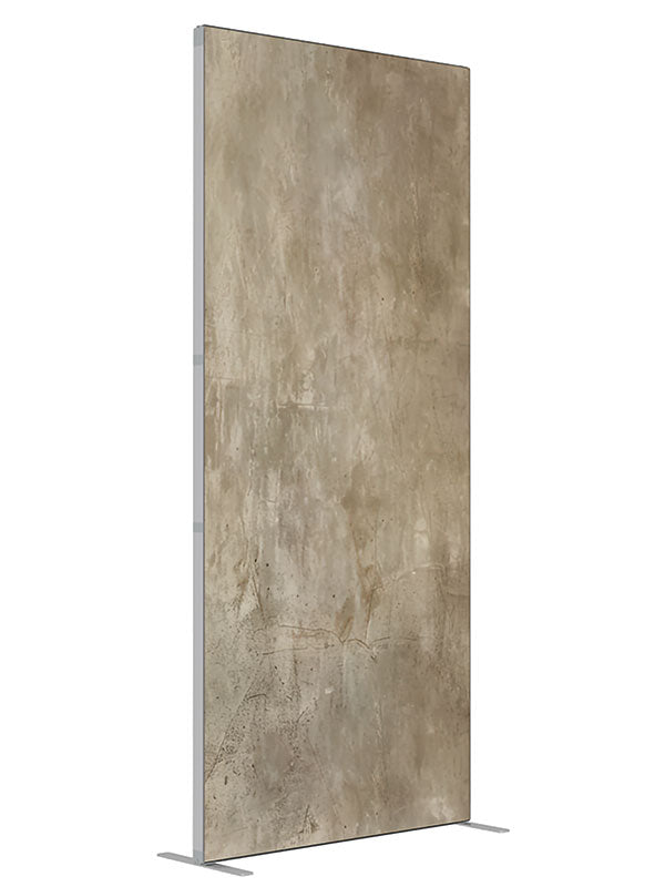 Warm tan aged plaster texture printed backdrop angled view 3ft - Denny StudioEdge SEOM-2608