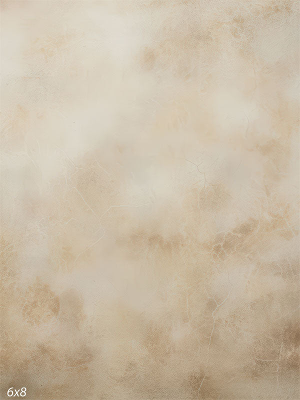 A warm, mottled plaster-style backdrop with soft cream, tan, and caramel tones, featuring gentle veining and a diffused bright center. The texture is subtle and organic, creating an elegant, neutral background for portrait or studio photography.