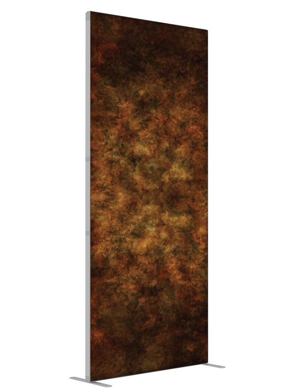 Warmed Over shown at an angled view, photography backdrop panel for Denny StudioEdge silicone edge frame, 3 ft