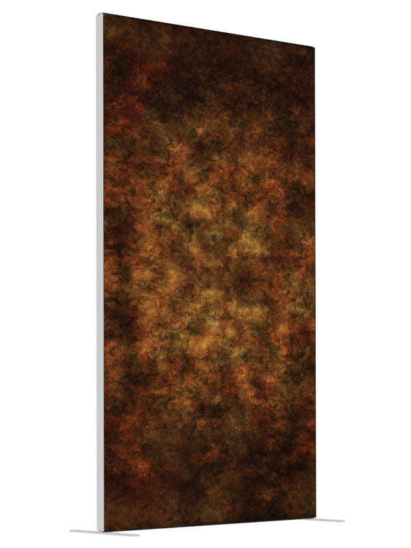 Warmed Over shown at an angled view, photography backdrop panel for Denny StudioEdge silicone edge frame, 4 ft