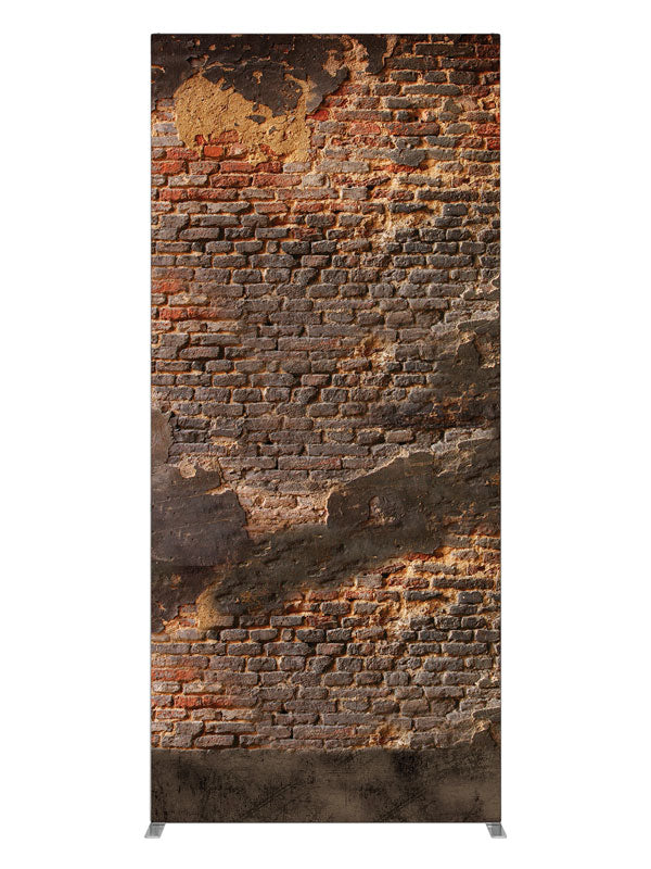 Weathered Bricks, photography backdrop panel for Denny StudioEdge silicone edge frame, 3 ft